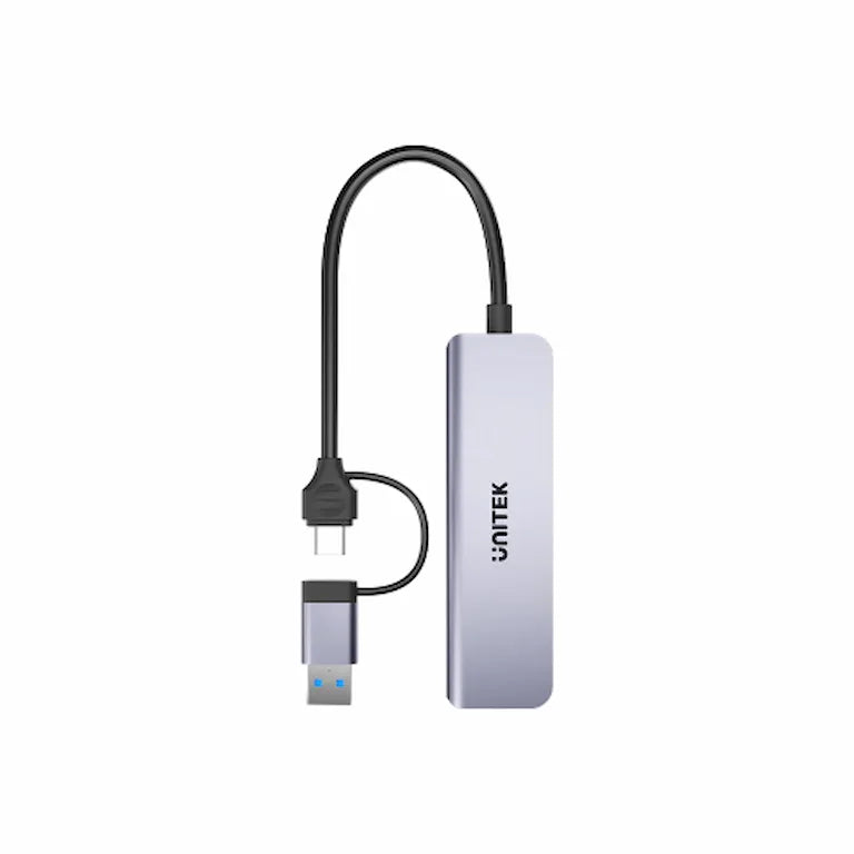 UNITEK H1320A UHUB P5+ 5 In 1 USB Type-A/C 5Gbps SD And Micro SD Card Reader