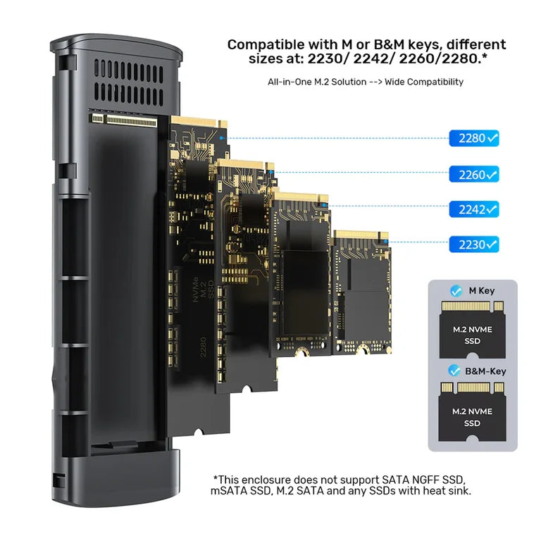 Unitek S1241B01 M.2 NVMe Enclosure