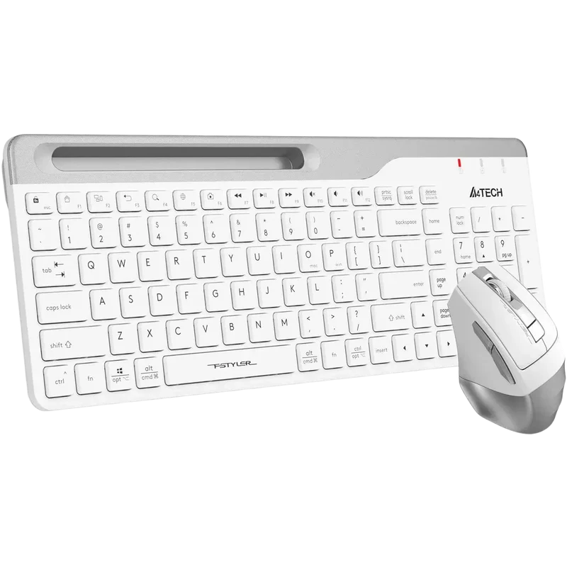 A4Tech FB2535C Wireless + Bluetooth Mouse & Keyboard with Cradle