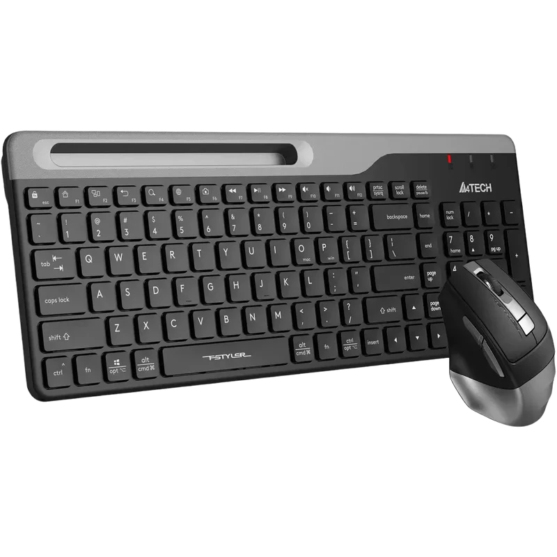 A4Tech FB2535C Wireless + Bluetooth Mouse & Keyboard with Cradle