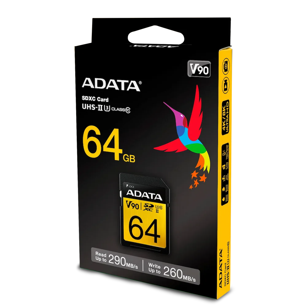 ADATA Premier ONE SDXC UHS-II U3 V90 Memory Card