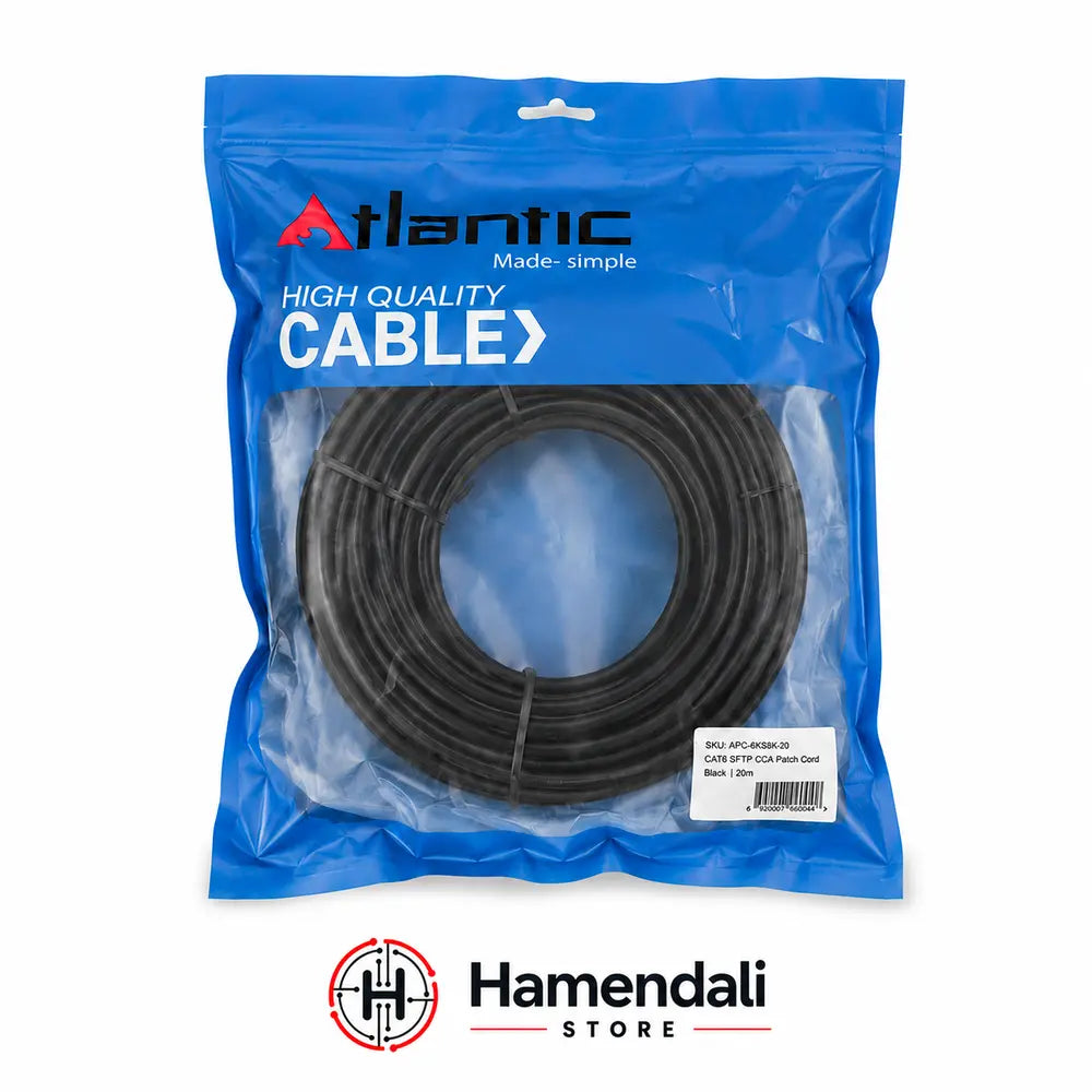 Atlantic CAT6 S/FTP CCA Ethernet Patch Cable
