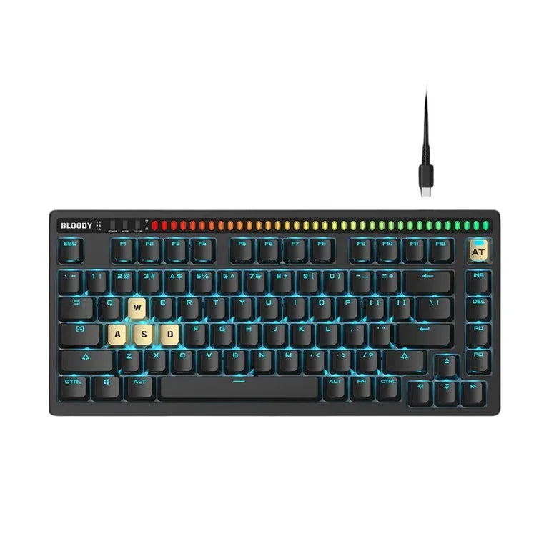Bloody AT75 Alpha Optical Switch Wired Gaming Keyboard 75%