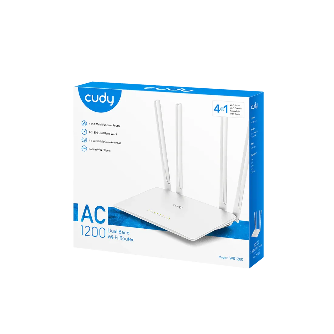 Cudy WR1200 AC1200 Dual-Band Wi-Fi Router