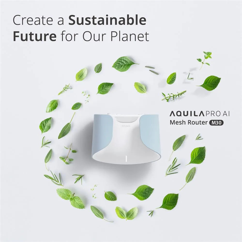 D-Link AQUILA PRO AI M30 AX3000 Wi-Fi 6 Smart Mesh Router (3-Pack)