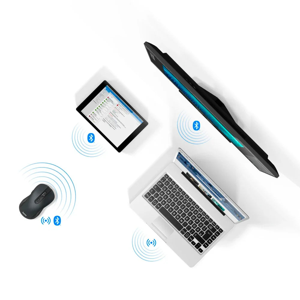 Hama MW-650 Wireless and Bluetooth Multi-Device Mouse with 6 Buttons