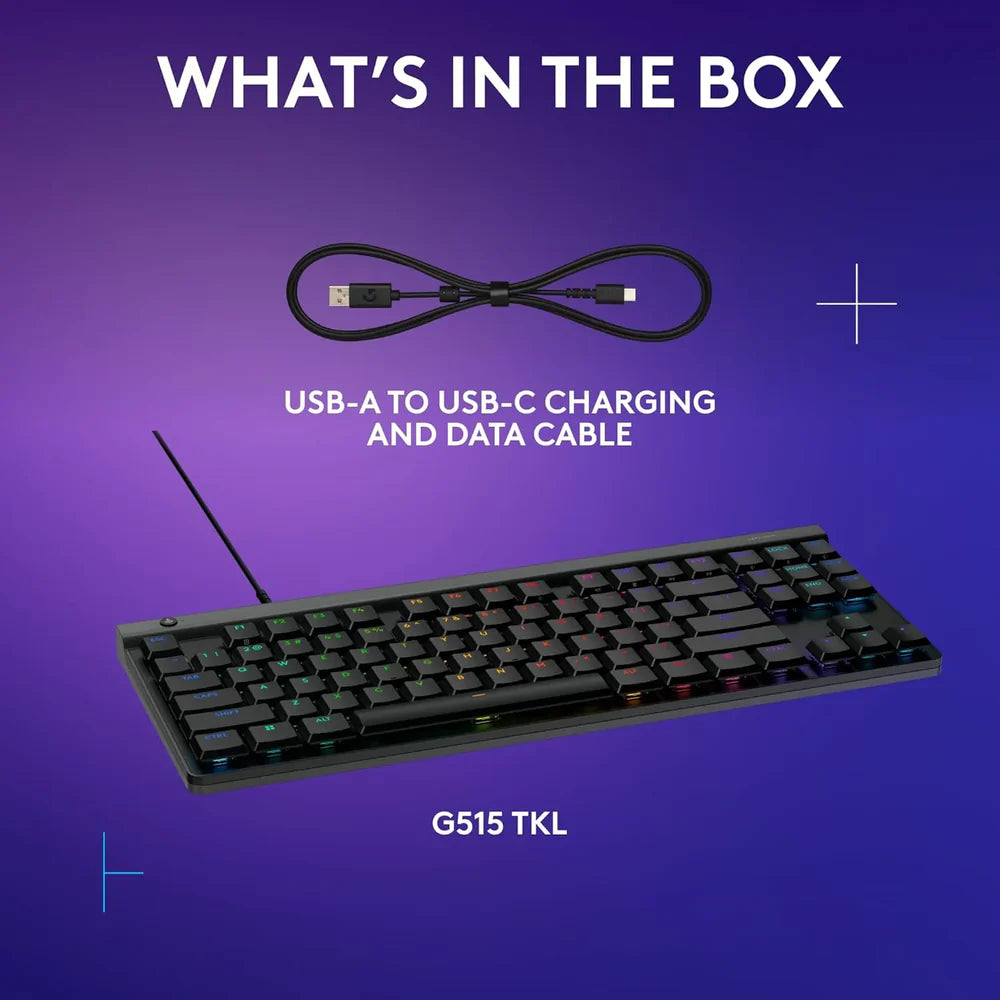 Logitech G515 TKL Wired Low-Profile Mechanical Gaming Keyboard