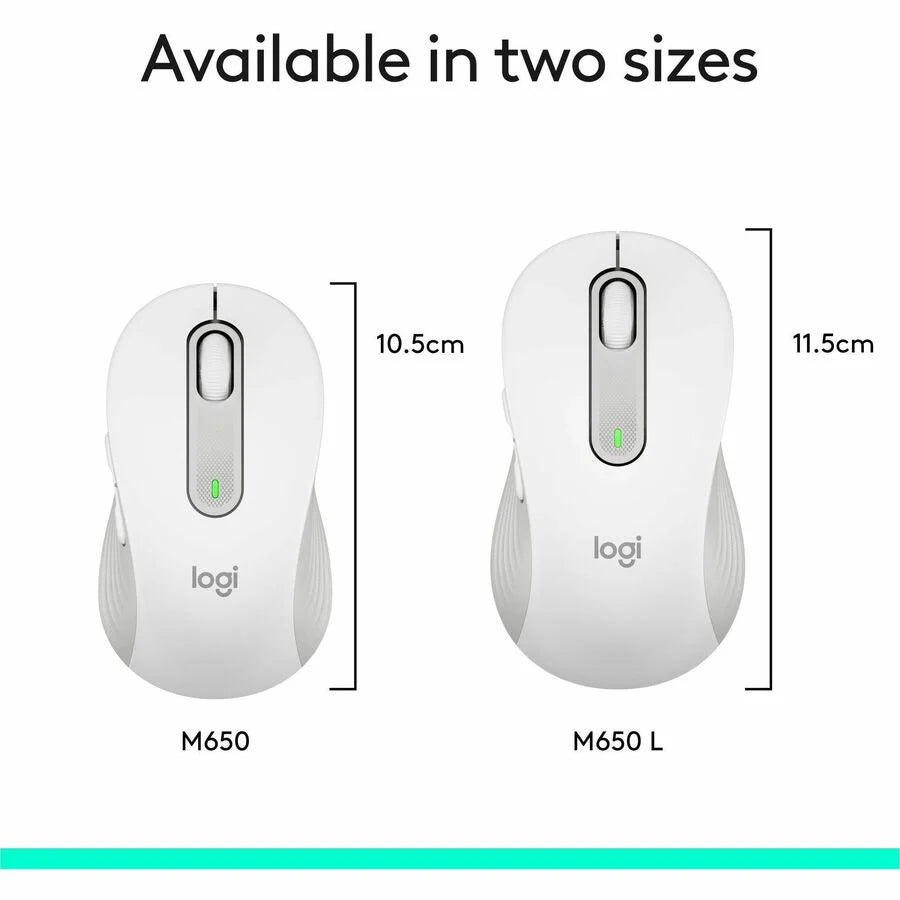 Logitech Signature M650 Wireless and Bluetooth Mouse