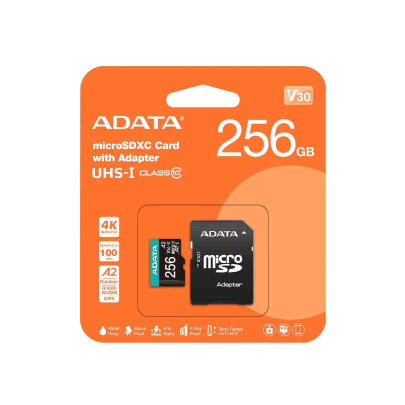 ADATA Premier Pro microSDXC UHS I Memory Card SD 6.0 Adapter Included