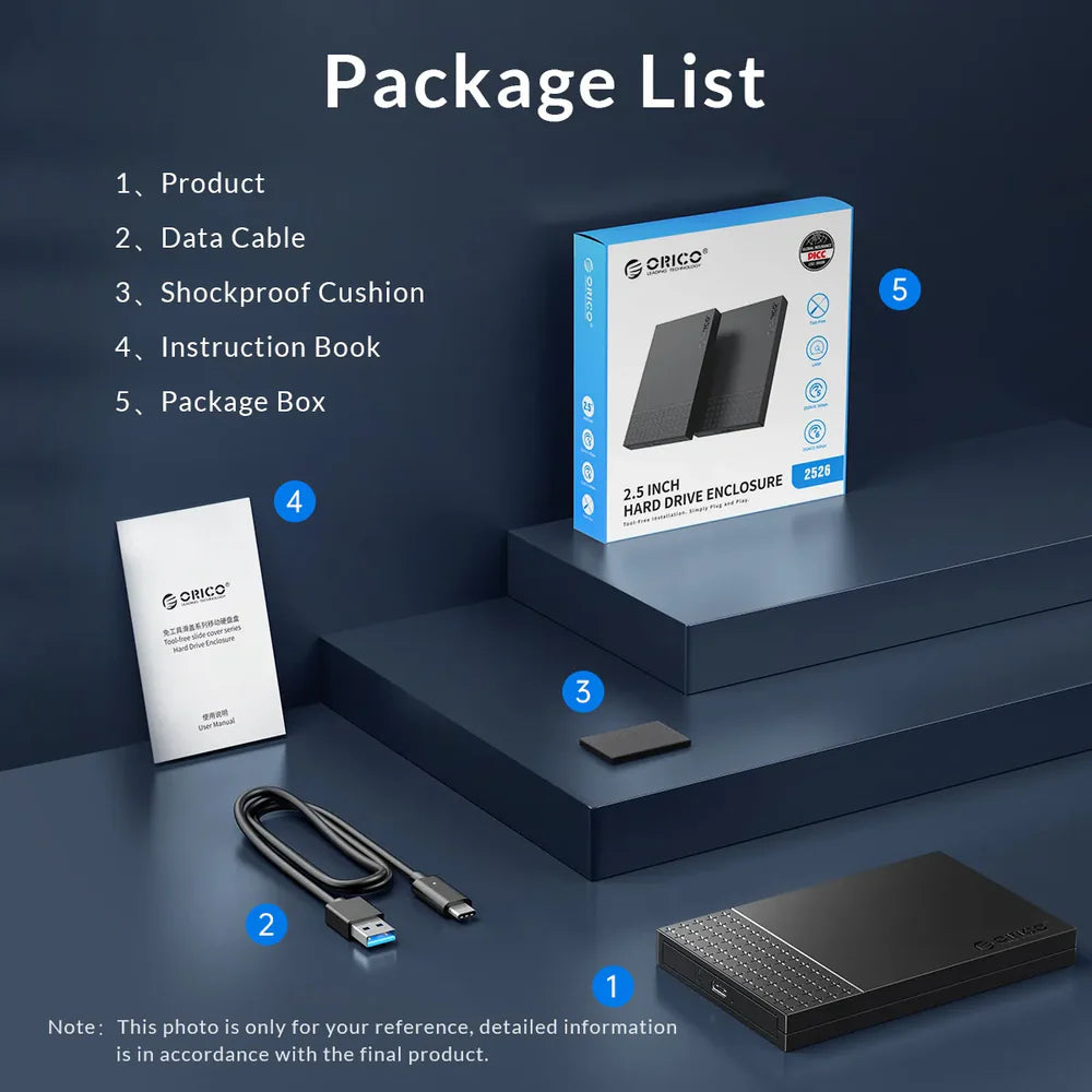 ORICO 2.5 inch USB 3.0 Hard Drive Enclosure