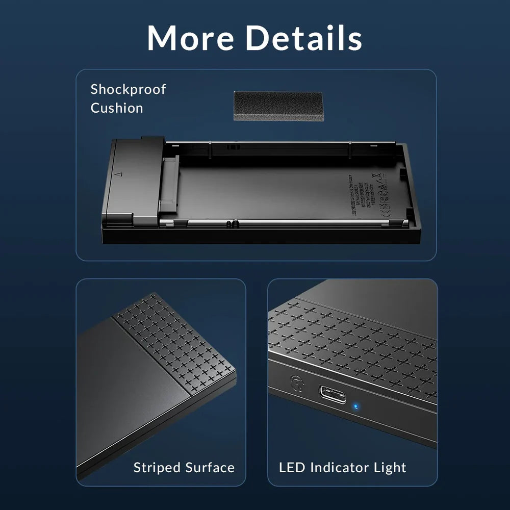 ORICO 2.5 inch USB 3.0 Hard Drive Enclosure