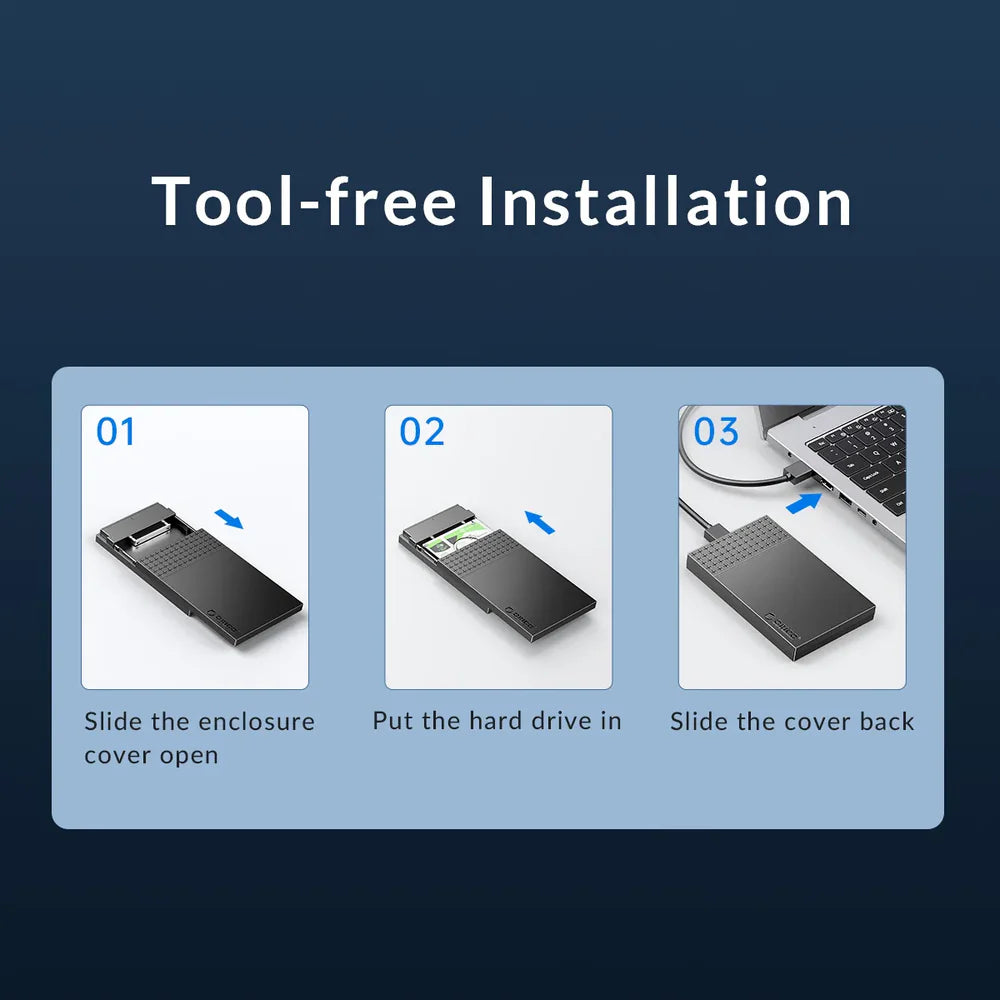 ORICO 2.5 inch USB 3.0 Hard Drive Enclosure