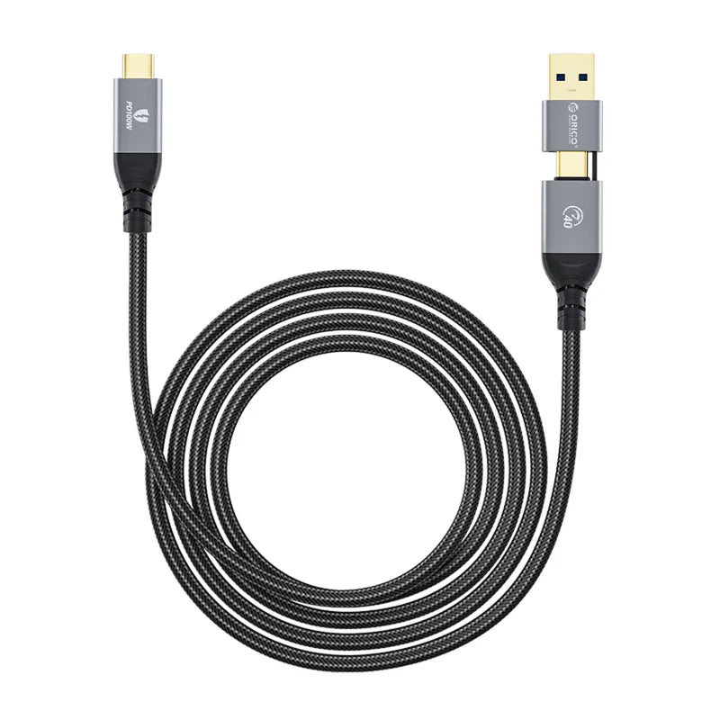 ORICO ACC40-15 USB-C 2-in-1 40Gbps Data Cable