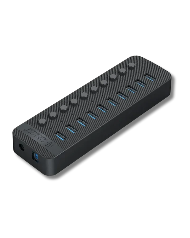 ORICO CT2U3-10AB 10-Port USB 3.0 Hub with Individual Switches
