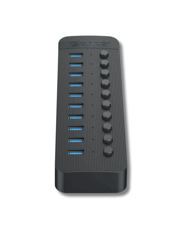 ORICO CT2U3-10AB 10-Port USB 3.0 Hub with Individual Switches