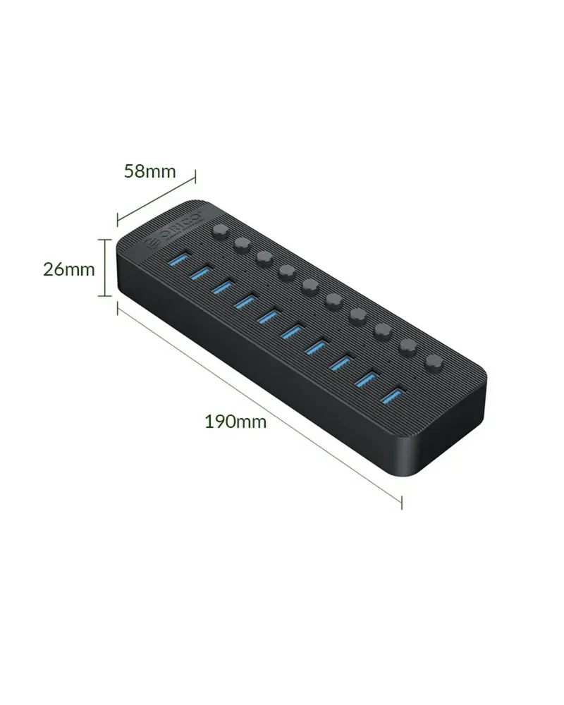 ORICO CT2U3-13AB 13-Port USB 3.0 Hub with Individual Switches