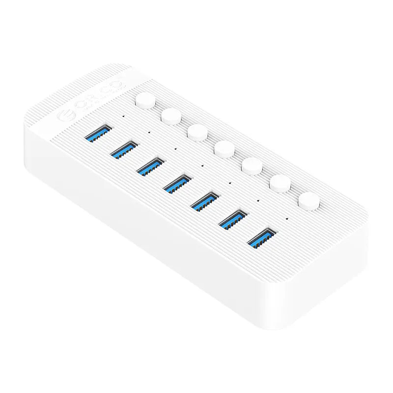 ORICO CT2U3-7AB 7-Port USB 3.0 Hub with Individual Switches