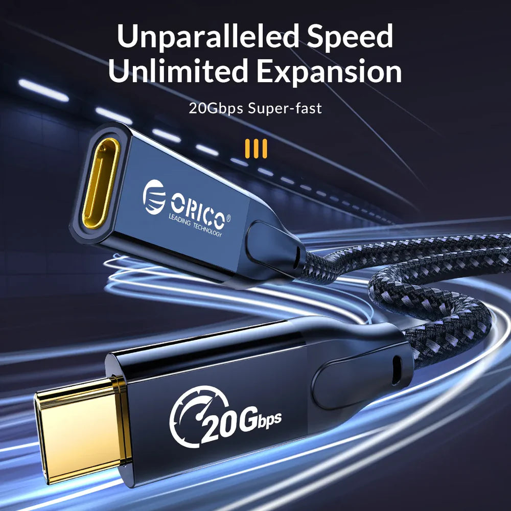 ORICO CY32-10 USB-C 3.2 Gen2x2 20Gbps Extension Data Cable
