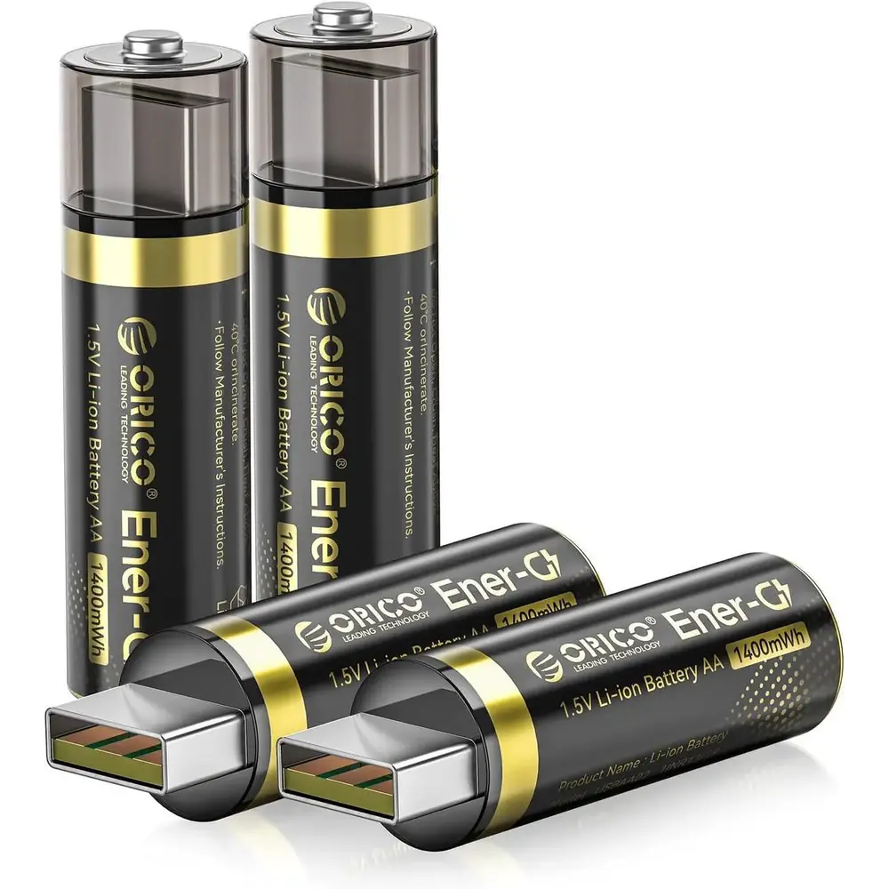 ORICO Ener-G EG5A 1.5V USB-A Rechargeable AA Batteries