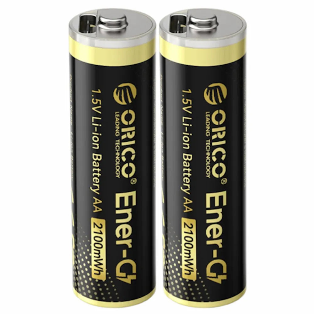 ORICO Ener-G EG5C 1.5V USB-C Rechargeable AA Batteries