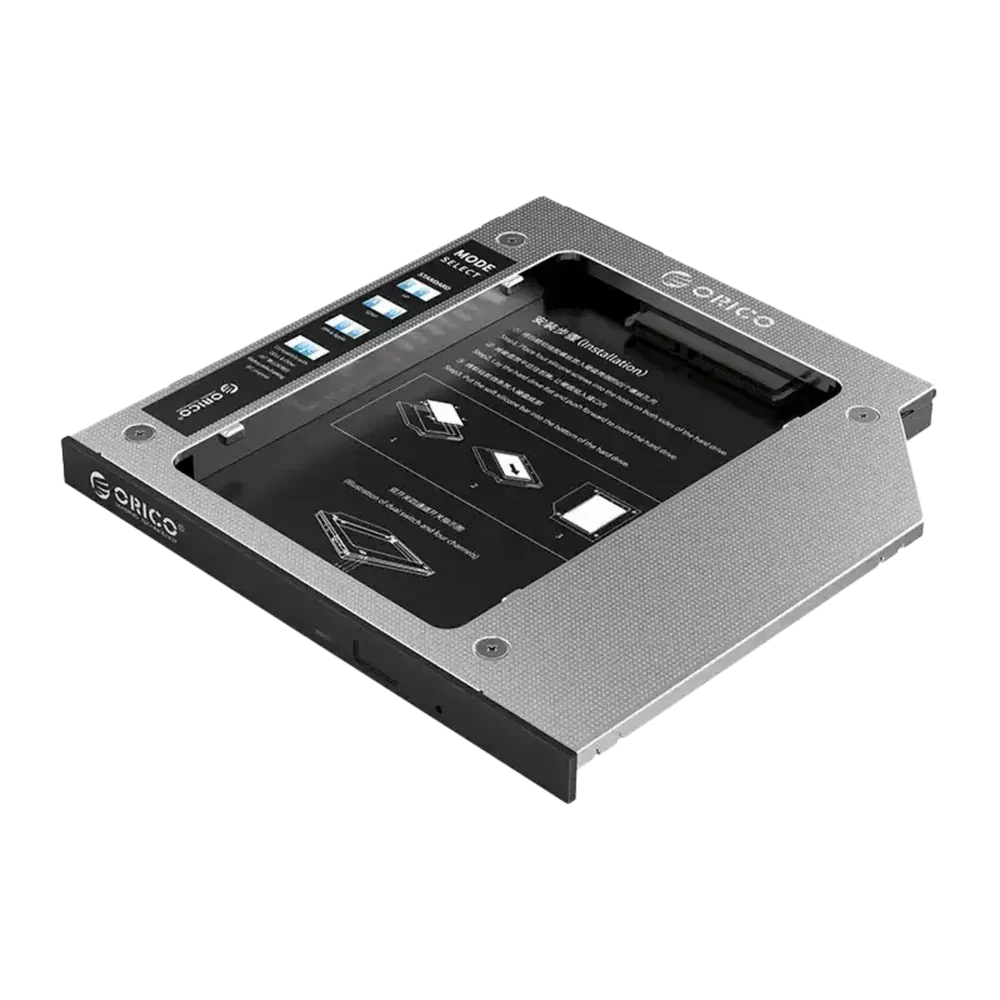 ORICO M95SS 9.5mm SATA HDD/SSD Caddy for Laptop Optical Bay