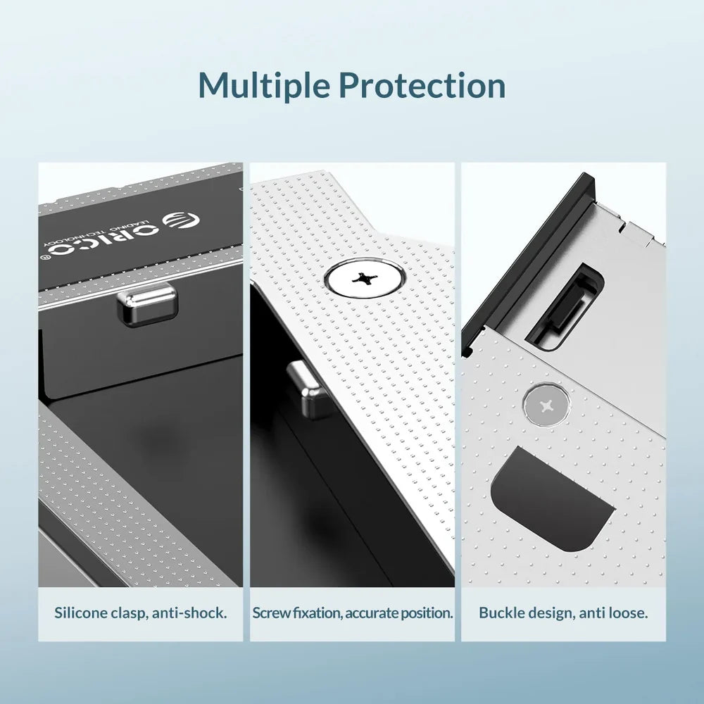 ORICO M95SS 9.5mm SATA HDD/SSD Caddy for Laptop Optical Bay