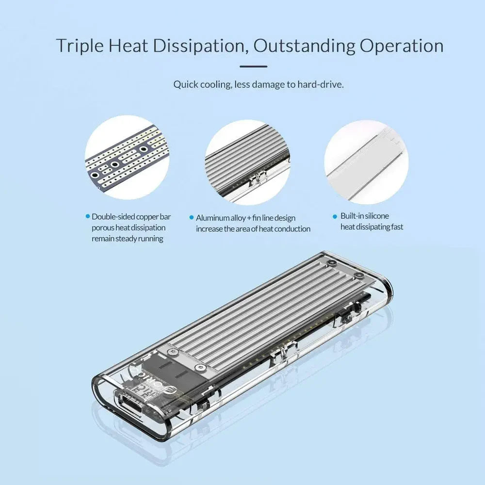 ORICO TCM2-C3 M.2 NVMe SSD Enclosure