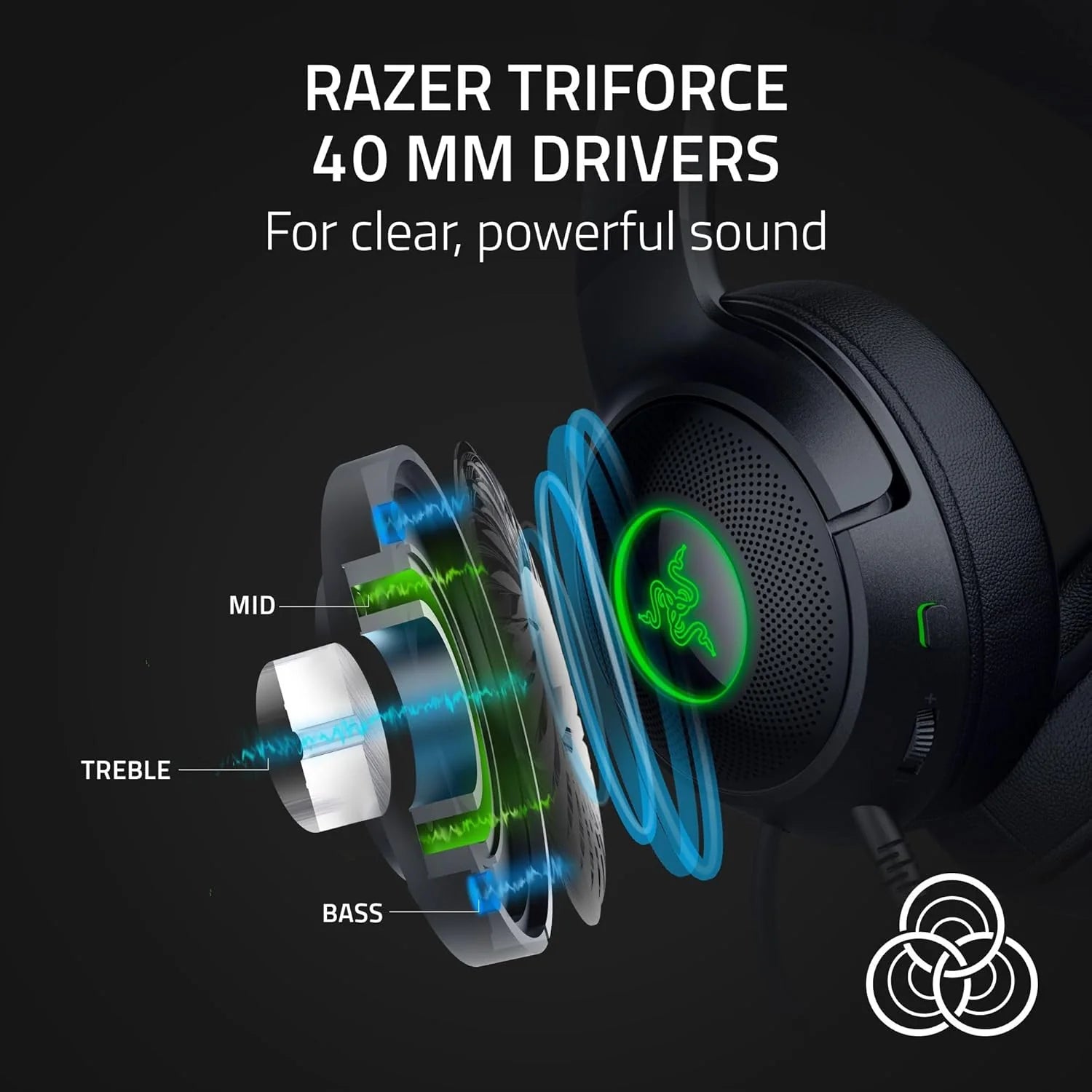 Razer Kraken Kitty V2 Wired RGB Gaming Headset Black