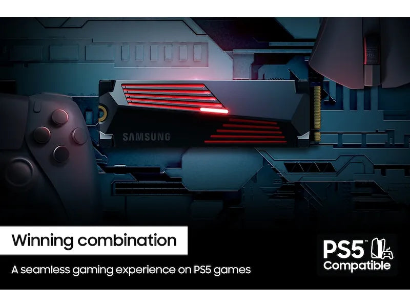 Samsung 990 PRO NVMe PCIe Gen 4.0 M.2 SSD with Heatsink