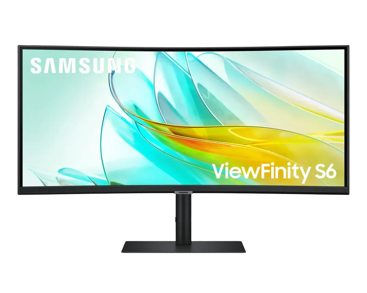 Samsung LS34C654UAMXUE 34in ViewFinity S6 Ultra WQHD Curved VA Monitor