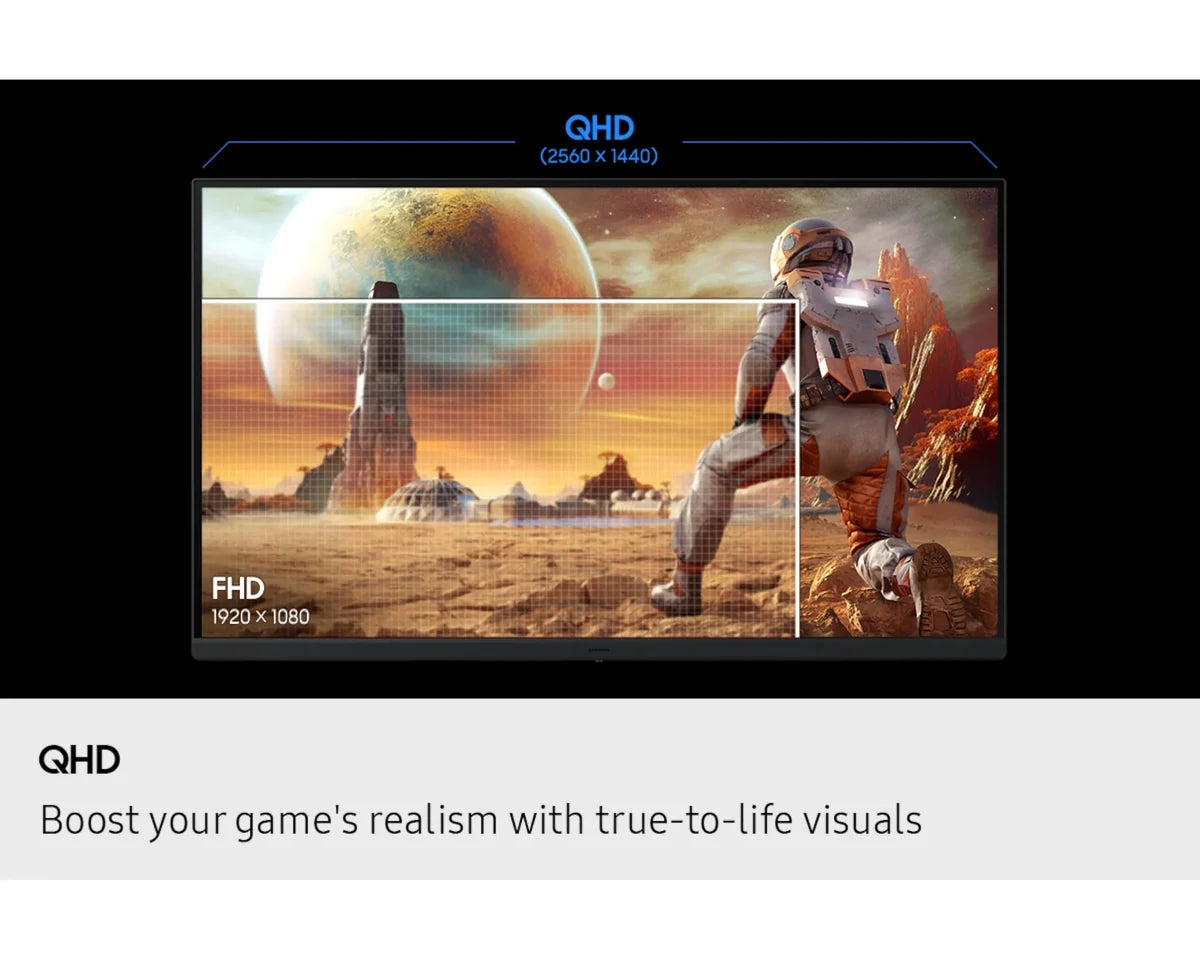 Samsung Odyssey G5 G53F 27" QHD IPS 200Hz Gaming Monitor