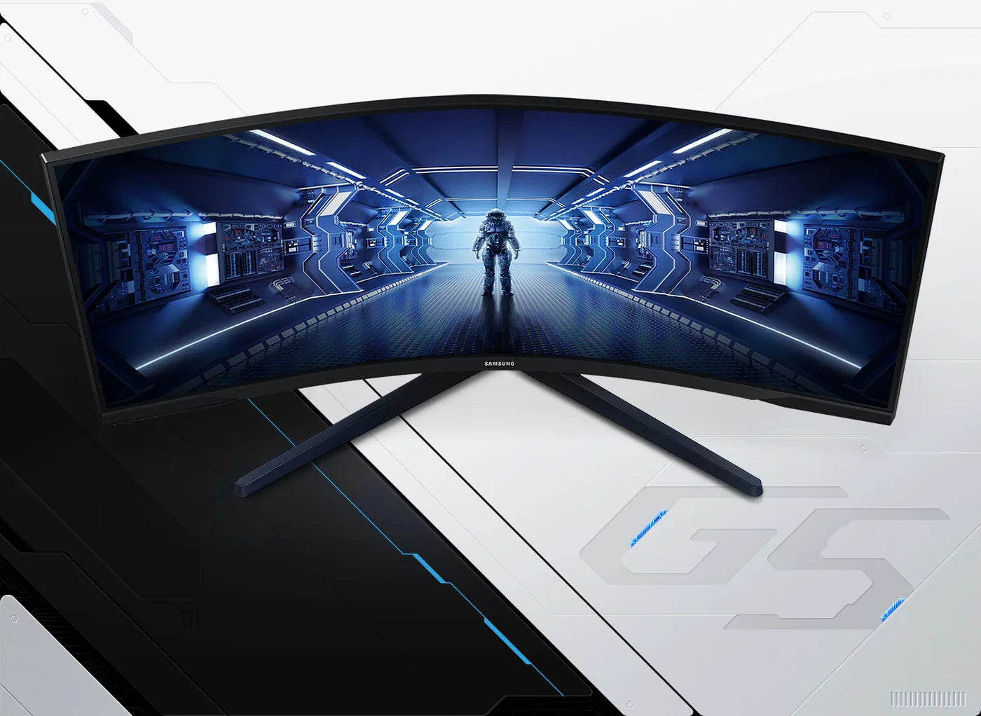Samsung Odyssey G5 G55T 34" UWQHD 165Hz Curved Gaming Monitor