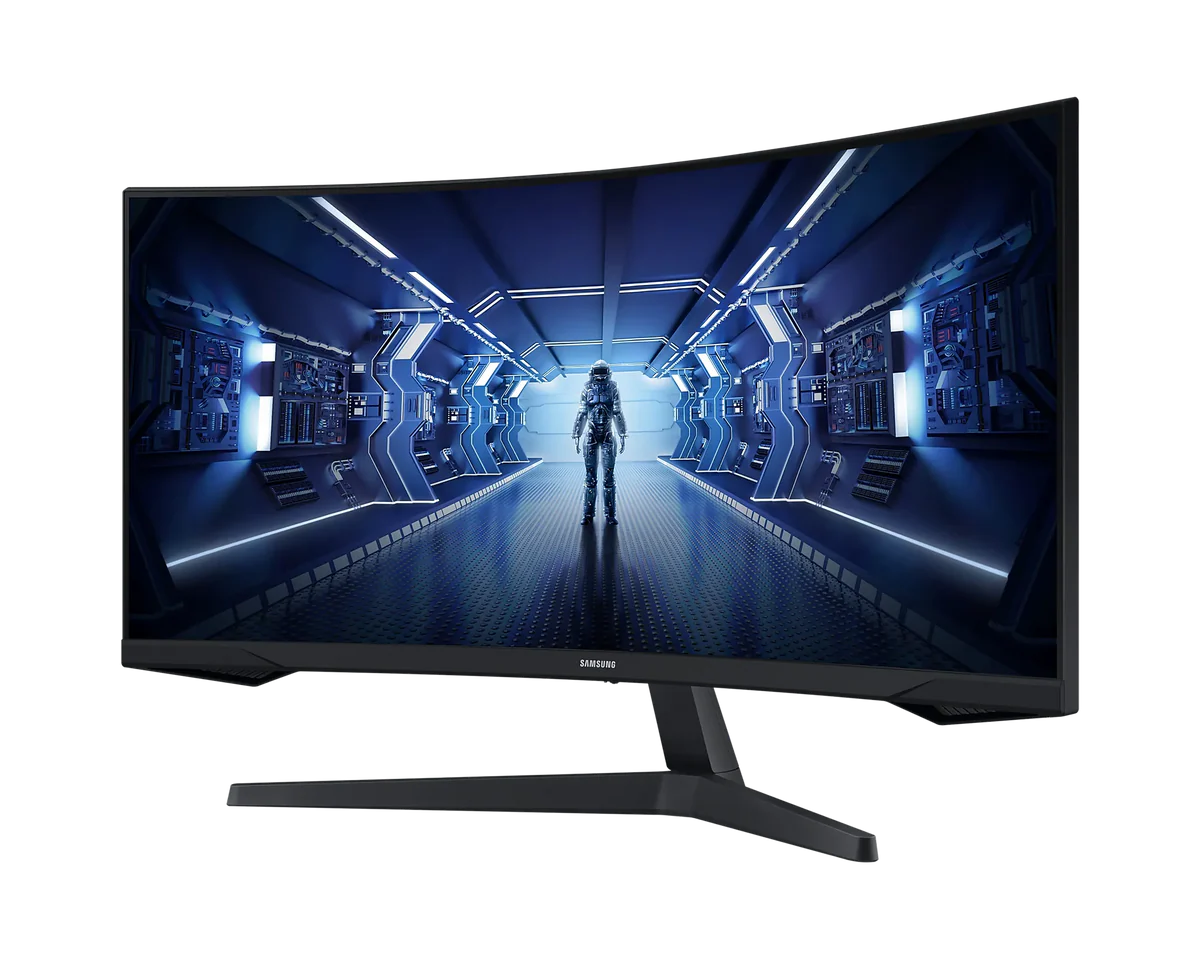 Samsung Odyssey G5 G55T 34" UWQHD 165Hz Curved Gaming Monitor