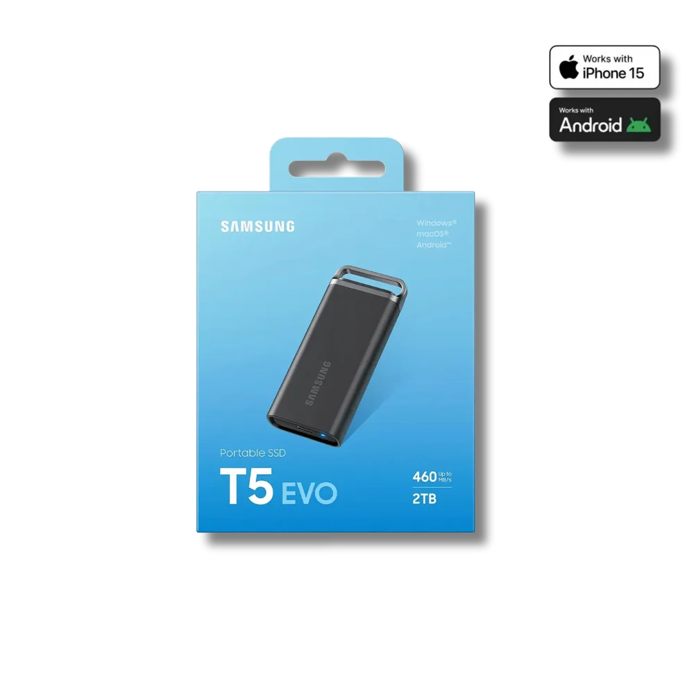 Samsung T5 EVO USB 3.2 Gen 1 Portable SSD