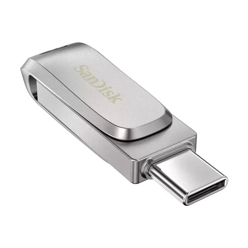 SanDisk Ultra Dual Drive Luxe USB Type-C + Type-A Flash Drive