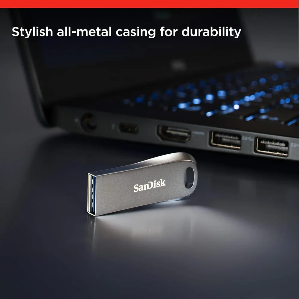 SanDisk Ultra Luxe 512GB USB Type-A Flash Drive Read up to 400MB/s