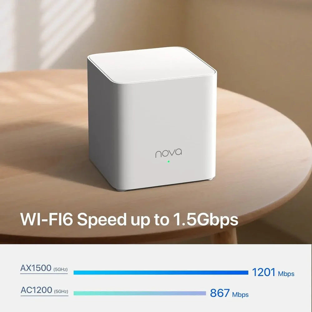 Tenda nova EX3 AX1500 Mesh Wi-Fi 6 Router – 3-Pack