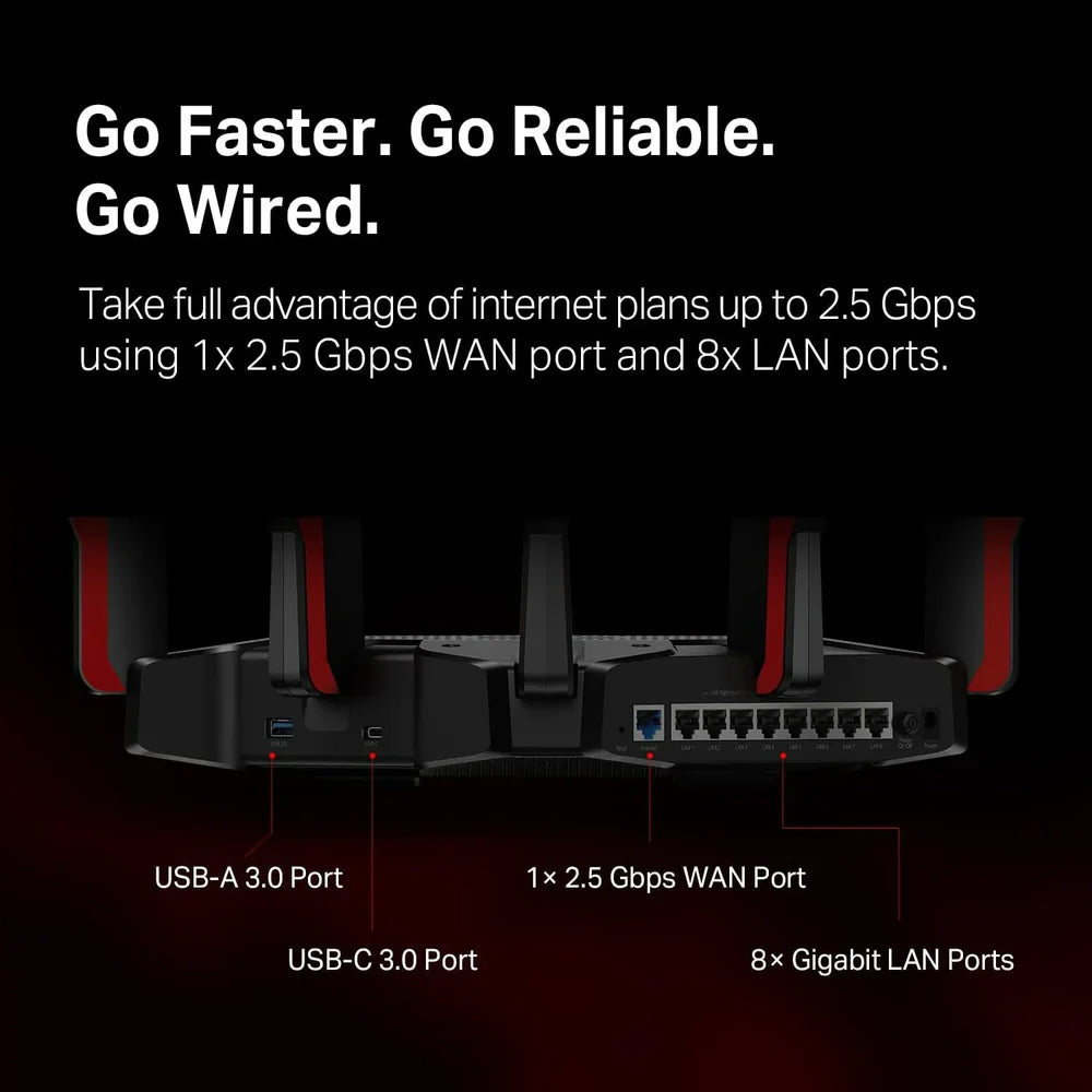 TP-Link Archer AX11000 Tri-Band Wi-Fi 6 Gaming Router