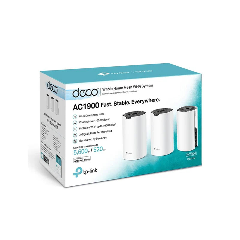 TP-Link Deco S7 AC1900 3 Pack Mesh WiFi system
