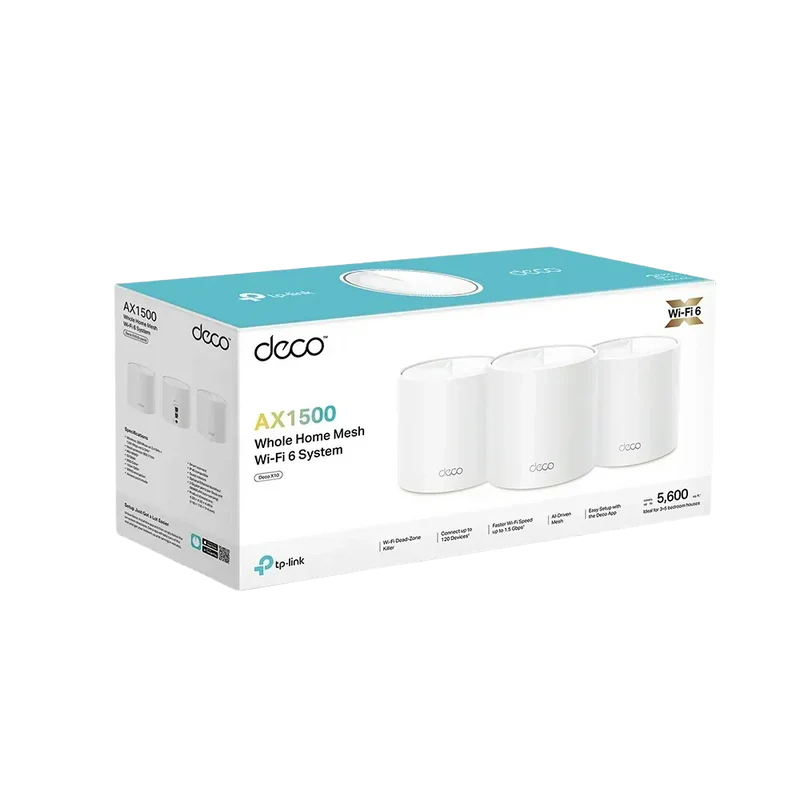 TP-Link Deco X10 AX1500 3 Pack Mesh WiFi 6 system
