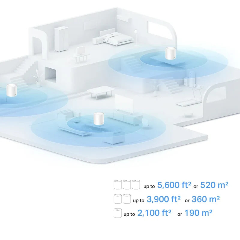 TP-Link Deco X10 seamless roaming multi-room home Wi-Fi image
