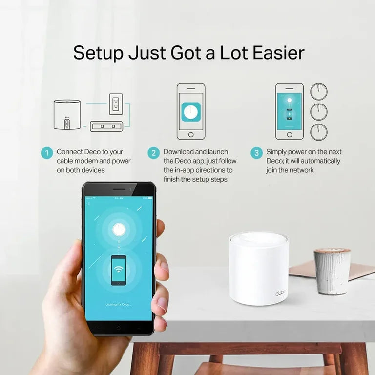 TP-Link Deco X20 AX1800 Whole Home Mesh WiFi 6 System (1-Pack)