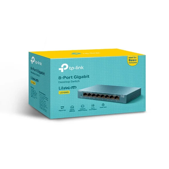 TP-Link LS108G 8-Port Gigabit Desktop Switch
