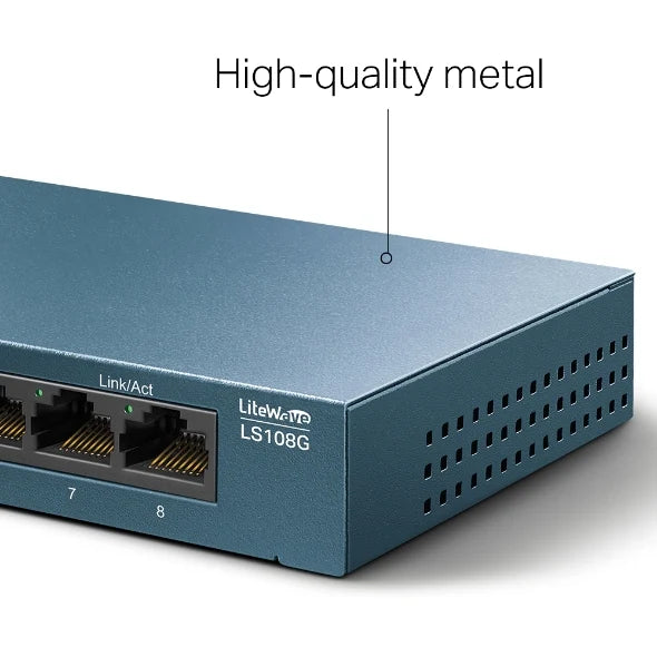 TP-Link LS108G 8-Port Gigabit Desktop Switch