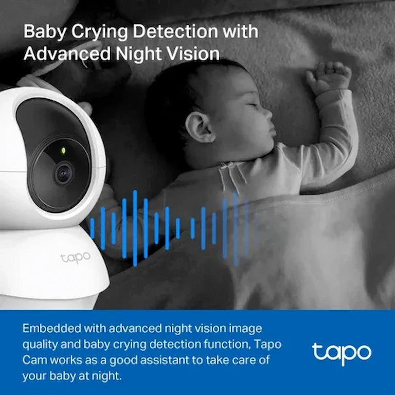 TP Link Tapo C200 Pan Tilt Home Security WiFi Camera