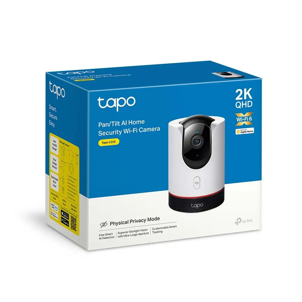 TP-Link Tapo C225 Pan Tilt AI Home Security Wi-Fi Camera