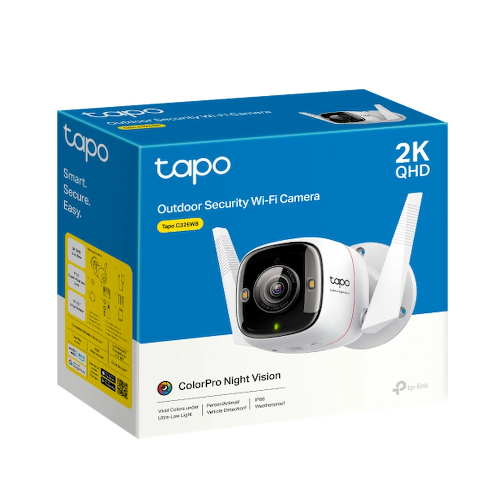 TP-Link Tapo C325WB ColorPro Outdoor Security Wi-Fi Camera