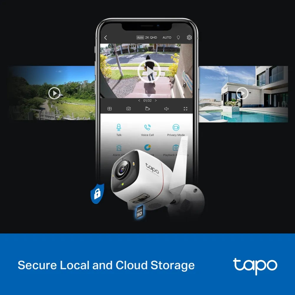 TP-Link Tapo C325WB ColorPro Outdoor Security Wi-Fi Camera