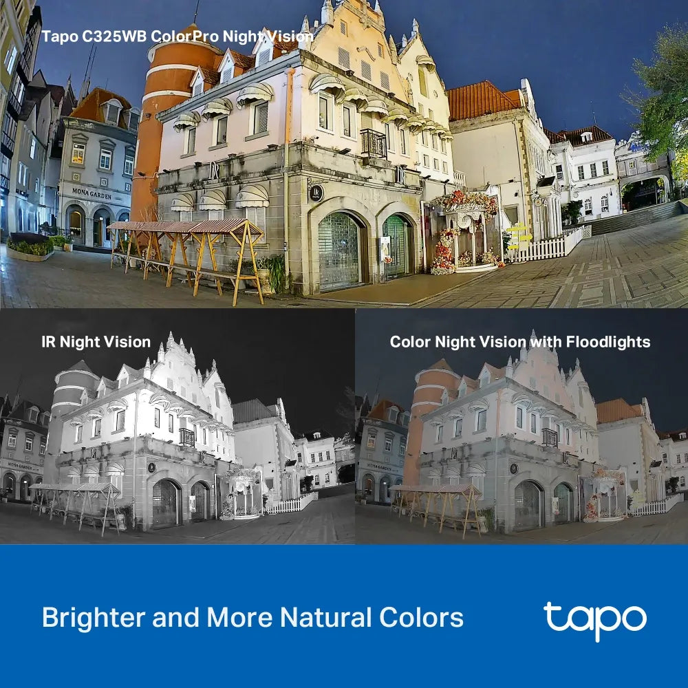 TP-Link Tapo C325WB ColorPro Outdoor Security Wi-Fi Camera