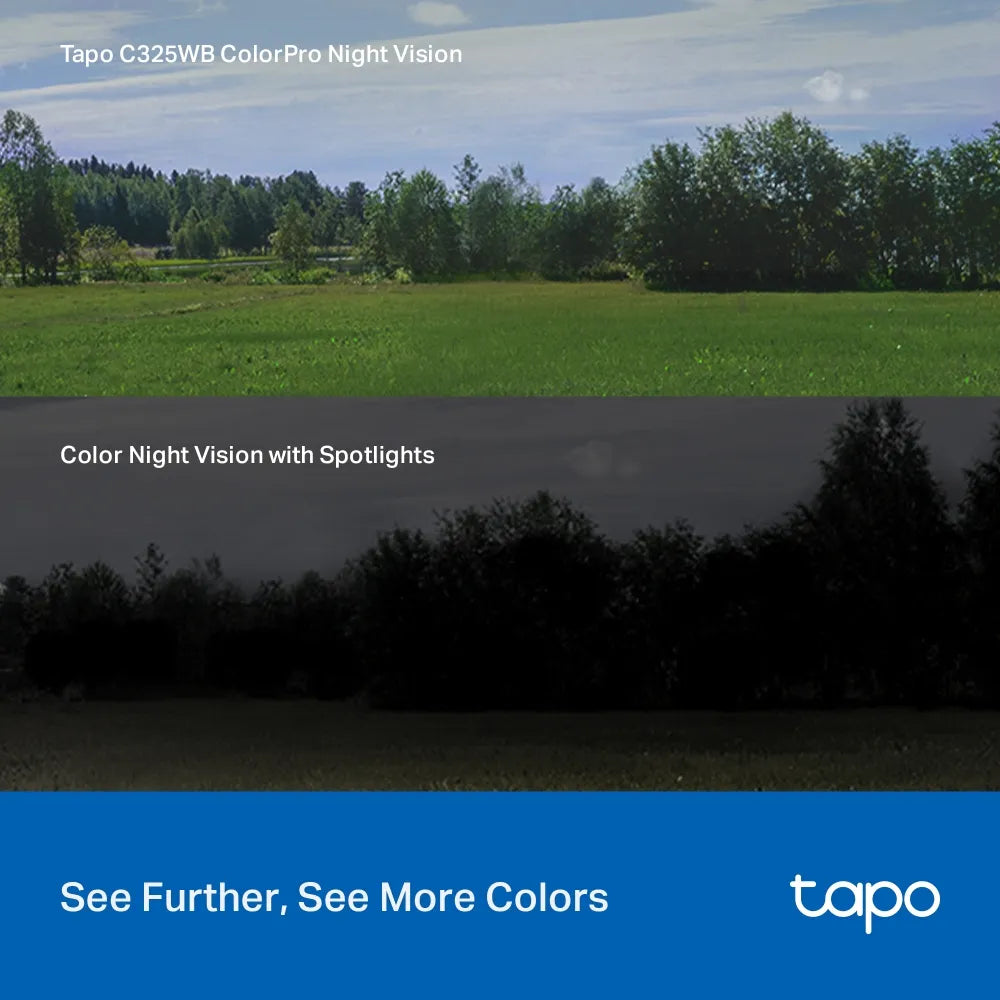 TP-Link Tapo C325WB ColorPro Outdoor Security Wi-Fi Camera